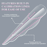 BIN Popular Butterfly Dual Form 15 Tailles Réutilisables pour Extension de Gel Constructeur