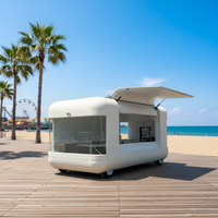Camion de restauration à bas prix, remorque alimentaire personnalisée avec équipement de cuisine complet, chariot à crème glacée, cuisine extérieure à vendre