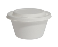 Meilleures ventes : Ensemble de bols ronds compostables écologiques avec couvercle, capacité 1500 ml, pour soupes, nouilles ramen, desserts et salades