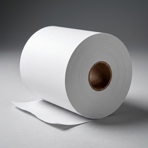 Rollo de Papel Impreso Blanco y Marrón Sin Recubrimiento, Rollo de Papel de Impresión Ecológico de Alta Calidad y Suave para Embalaje, Facturación y Uso en Puntos de Venta - Product Image 1