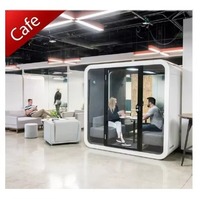 Pods de travail insonorisés écologiques de la série Nano Mega Pod, très demandés, pour les bureaux d'entreprise, les coworkings et les espaces de travail à domicile