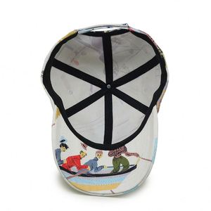 Casquette de baseball à 6 panneaux avec logo personnalisé, style sportif urbain, respirante, imperméable, unisexe, motif Argyle - Product Image 5
