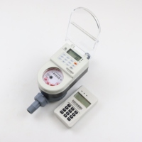 Prepago Postpago conmutable Smart STS Prepago Medidor de agua Token Teclado CIU Móvil Recarga automática