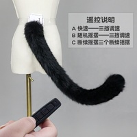 Queue de chat en peluche motorisée rechargeable Cosplay Animal Tail Wiggle Motion Prop Accessoire