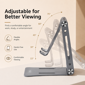Soporte Plegable Metálico <span class=keywords><strong>de</strong></span> Bolsillo para Teléfono, Portátil, con Base Antideslizante, Compatible con Teléfonos y Tabletas, Estándar <span class=keywords><strong>de</strong></span> Seguridad, Ideal para Viajes y Campamentos - Product Image 6