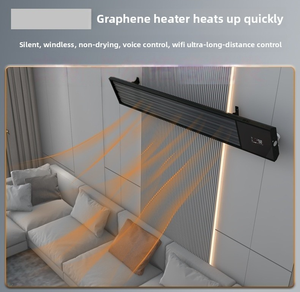 Panneau <span class=keywords><strong>Radiant</strong></span> Électrique Intérieur/Extérieur à Connectivité WiFi 300W, Élément Chauffant au Graphène Infrarouge Lointain pour Plafond, <span class=keywords><strong>Chauffage</strong></span> <span class=keywords><strong>Radiant</strong></span> - Product Image 4