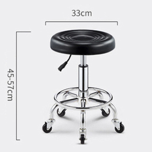 Sillas de Bar Plegables de PU, Sillas Ergonómicas Ajustables para Salón y Oficina - Product Image 6