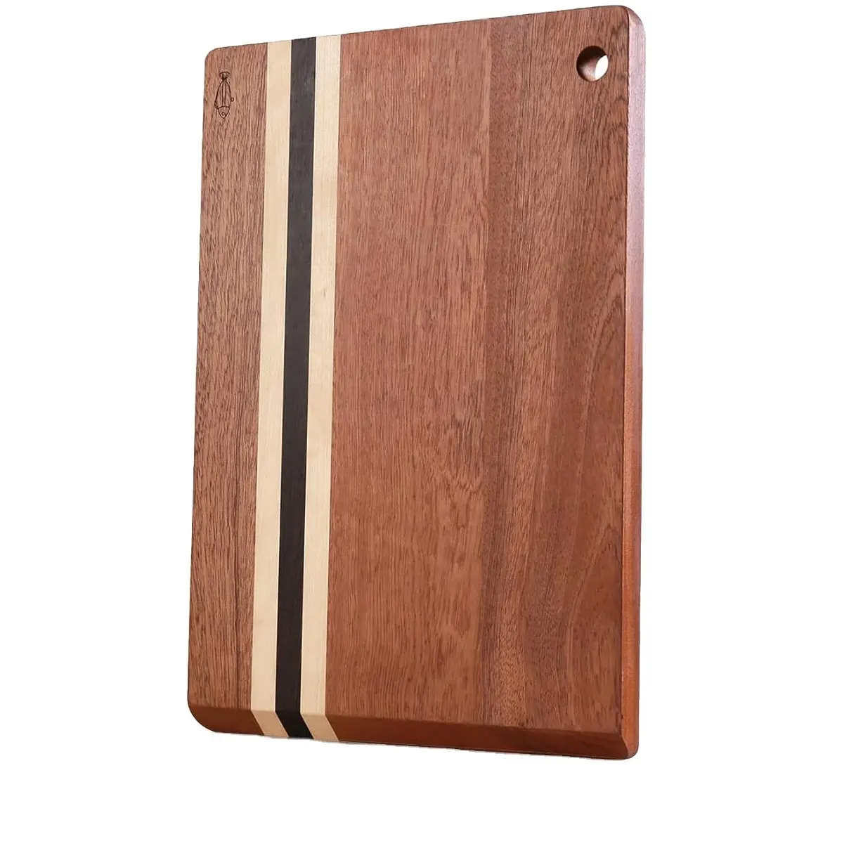 Tagliere da cucina grande e spesso tagliere in legno di ebano nuovo design supporto OEM e ODM