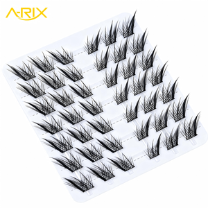 A-RIX Pestañas DIY Estilo Foxy, Hechas a Mano, Curva C/D, Bandejas de Plástico para Pestañas, Pestañas Segmentadas Efecto Ojo de Zorro, Pestañas Wispy - Product Image 4
