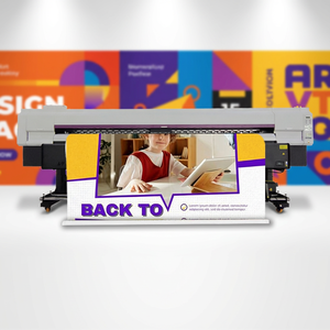 Imprimante <span class=keywords><strong>traceur</strong></span> à jet d'encre grand format intelligent I3200 à 4 têtes pour encre éco-solvant et pigmentée, largeur 3,2 mm - Product Image 1