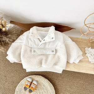 冬の新生児服幼児男の子用暖かいプルオーバー子供用厚手の服 - Product Image 6