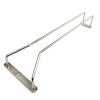Support de rangement pour verres à pied sous l'armoire personnalisé de haute qualité Support pour verres à vin Support pour bar Cuisine Porte-gobelet en métal