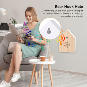Yun Modern Nature Sound Box Diseño clásico blanco con alegre pájaro Concierto Sensor de movimiento Tecnología Herramienta de relajación - Product Image 6