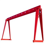 Fabricant de grues portiques vend des grues portiques électriques à double poutre de classe A7 de 24 mètres de portée, capacité 10 tonnes, télécommandées au sol