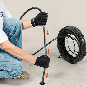 Pulitore flessibile a <span class=keywords><strong>molla</strong></span> <span class=keywords><strong>per</strong></span> drenaggio idraulico serpente <span class=keywords><strong>per</strong></span> <span class=keywords><strong>tubi</strong></span> intasati pulizia manuale impianto idraulico <span class=keywords><strong>molla</strong></span> serpentone - Product Image 6