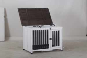 Moderna y <span class=keywords><strong>Grande</strong></span> Casa/Caseta <span class=keywords><strong>para</strong></span> Perros de Madera Maciza de Abeto, Resistente al Viento, <span class=keywords><strong>para</strong></span> Interiores/Exteriores, Jaula <span class=keywords><strong>para</strong></span> Mascotas a Precio Económico - Product Image 3