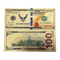 12 Model Uang Kertas Amerika Serikat yang Indah Berlapis Emas 24k untuk Hadiah