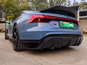 Kit de Carrocería de Fibra de Carbono para <span class=keywords><strong>Audi</strong></span> <span class=keywords><strong>E</strong></span>-<span class=keywords><strong>tron</strong></span> <span class=keywords><strong>GT</strong></span>, Estilo FD, Difusor Delantero, Alerón, Faldones Laterales - Product Image 5