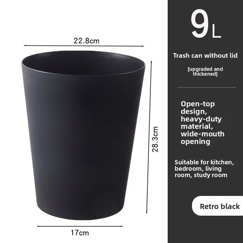 9L rétro noir (sans couvercle)