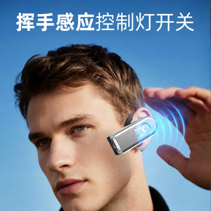 Outdoor <b>Hook</b> Style Sensor Headlamp Mini Rechargeable LED Light For Fishing Cycling Portable With Hat <b>Clip</b> Ear <b>Clip</b> Headband - Product Image 4