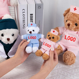 Oso de Peluche al por Mayor OEM con Uniforme Médico, Juguete de Peluche con Algodón PP, Logotipo Personalizado, Oso de Peluche de Médicos y Enfermeras, Muñeco Suave - Product Image 2