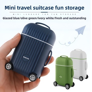 Vente en gros de 8 pièces en acier inoxydable ensemble de manucure et de pédicure mini <span class=keywords><strong>valise</strong></span> à bagages outil coupe-ongles - Product Image 3