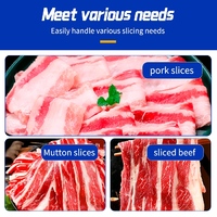 Coupe-rouleaux de viande congelée pour supermarchés, boucheries et viande emballée pour hot pot