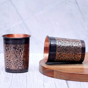 Vaso de Cobre Puro Hecho a Mano, Vaso Metálico Resistente para una Vida Saludable e Hidratación Diaria - Product Image 4