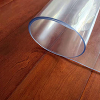 Tapis de table épais multiples en pvc, 1 pièce, résistant à l'eau et à la chaleur, panneau souple transparent