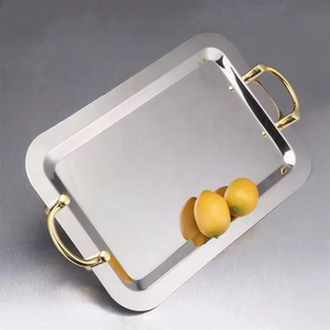 Best quality Elegant Design Food <b>Snacks</b> Serving <b>Tray</b> Coffee Serving <b>Tray</b> Decor <b>Tray</b> Party Home Decor Restaurant Hotel - Product Image 2