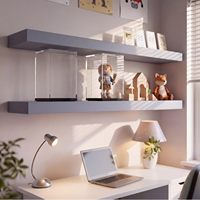 Boîte de présentation en acrylique transparente, vitrine polyvalente pour objets de collection, anti-poussière, avec base épaissie pour l'affichage de figurines d'action