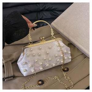 Tas Tangan Wanita Bordir Mutiara <span class=keywords><strong>Prom</strong></span> 2025, Tas Malam Mewah untuk Pernikahan, Gaya Cina, Tas Clutch Berkilau - Product Image 1