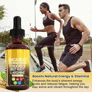Radice di radice di Maca Ashwagandha fieno greco miscela L-arginina 60mL integratore alimentare liquido orale gocce per l'immunità energetica - Product Image 2