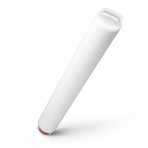 Cartouche filtrante plissée de type 3-M à longueur personnalisable, taux de filtration de 0,1 à 60 µm, débit élevé, matériau PP pour liquides industriels - Product Image 1