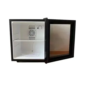Buon prezzo porta in vetro 30L OEM hotel mini frigorifero per auto con congelatore