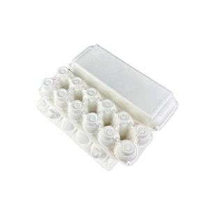Plateau à œufs blanc 12 alvéoles, personnalisé OEM, réutilisable, recyclable, écologique, biodégradable, imprimé quadricolore, estampé à chaud, vente en gros - Product Image 1