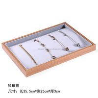 Plateau de présentation de bijoux de luxe en bois à 12 compartiments pour montres, bagues et boucles d'oreilles, pour stock en gros