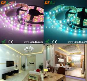 Il vecchio tipo RGB + W ha condotto la luce della striscia 60Led/m DC 12V/24V 14.4 W/m le perle della lampada separata 30LED RGB + 30LED bianco di fabbrica vende direttamente - Product Image 6