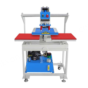 เครื่องรีดร้อนไฮดรอลิกอัตโนมัติแบบสองสถานี พร้อมเตียงร้อนคู่ สำหรับงานพิมพ์แบบซับลิเมชั่น รุ่นใหม่ สำหรับงานเสื้อผ้า - Product Image 2