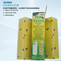 Fabriek Directe Verkoop Op Maat Gemaakte Kleverige Fruitvlieg Val Insect Bugs Sticker Lijm Val