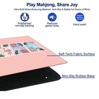 Tapis de Mahjong en Néoprène en Gros 32,5x32,5 Pouces, Direct Usine, Bords Anti-Frayage, Protection Améliorée des Tuiles