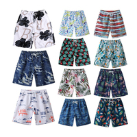 Short de surf d'été pour hommes avec impression personnalisée en gros Short de plage de natation à séchage rapide