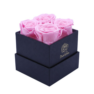 Rosa Eterna Angel, Flor Púrpura Real para Navidad, Año Nuevo Chino y Acción de Gracias, Presentada en una Cubierta de Cristal - Product Image 3