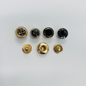 Oem biểu tượng tùy chỉnh kim loại Snap Nút Hợp kim kẽm nhấn nút với Shank phong cách cho hồi giáo thobe Hàng may mặc mạ kỹ thuật - Product Image 2