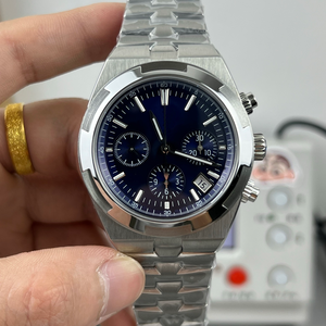 5A High Quality VSFactory <b>Automatic</b> Mechanical Movement <b>Chronograph</b> Self-winding Stainless Steel Multifunctional Men's Watch - Product Image 1
