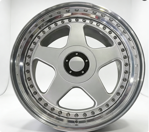Jantes forgées deux pièces qualité OEM, largeurs personnalisées, ET Track Street <span class=keywords><strong>5x100</strong></span> 5x108 5x112 5x114.3 5x120 5x130 OZ Futura en alliage d'aluminium - Product Image 1