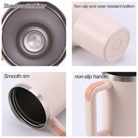 Ensemble cadeau de gobelets personnalisés avec logo, en acier inoxydable 304, isolés sous vide, avec couvercle à paille et poignée, disponibles en 20oz, 30oz, 40oz, livrés en boîte, pour cadeau