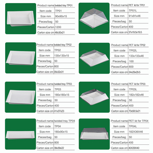 Assiettes en papier jetables 100% biodégradables, carrées de 8 pouces, pour <span class=keywords><strong>service</strong></span> de restauration - Product Image 6