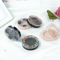 Palette d'ombres à paupières ronde et unique vide, palette de fard à paupières personnalisée, surligneur, maquillage, poudre pressée, emballage compact