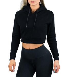 Sudadera con capucha y cintura ajustada para mujer, ropa deportiva - Product Image 1